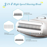 LCD Display Electric Razor Painless Lady Shaver Hair Removal Epilator Bikini Trimmer for Whole Body Waterproof USB Charging