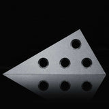 45/45/90 and 30/60/90 Degree 2pcs Manganese Steel Precision Angle Gauge Block Set Gauge Milling Machinist Lathe Tool