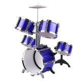 kinderen Kids Jazz Drum Set Kit Musical Instrument Educatief Speelgoed 5 Drums and One Symbal Design Percussion Instrument