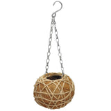 Hanging  Basket With Coir Liner Wall Outdoor Garden Park Flower Pot Balcony Patio Lawn Entryway For Indoor Plants
