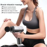 LCD Display Massage Gun Deep Muscle Massager Muscle Pain Body Neck Massage Exercising Relaxation Slimming Shaping Pain Relief