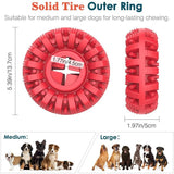 Toy for Durable Natural Rubber Indestructible Dog Toys Treat Dispenser for Power Chewers,Chew Toy for Medium and Large Dog Breed