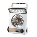 Multi-function Outdoor Solar Light With Fan Flashlight Portable 30 LEDs Table Lamp Rechargable Solar Power Fan