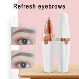 Protable Mini Electric Eyebrow Trimmer Lip Face Hair Razor Epilator Pen USB Rechargable Hair Remover Eyebrow Shaver