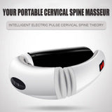 Neck Massager Electric Pulse Neck Massage Pain Relief Tool Health Care Relaxation Cervical Vertebra Physiotherapy Machine 2021