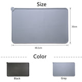 Silicone Pet Food Mats Tray Non Slip Pet Dog Cat Bowl Mats Placemat Dog Pet Cat Feeding Mat Waterproof Dog Cat Food Mats