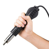 BK-858D SMD Brushless Heat Gun Hot Air Rework Soldering Station+3pcs Nozzles Rework Soldering Station Wire with Clamp 700W