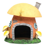 Aquarium Resin House Decoration for Fish Tank Caves Aquatic Pets Hideout for Betta Fish Mushroom/Pineapple/Conch/Anchors