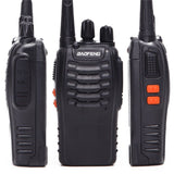 2 PCS for Baofeng BF-888S Walkie Talkie 5W Two-way radio Portable Radio UHF 400-470MHz 16CH Comunicador Transmitter Transceiver