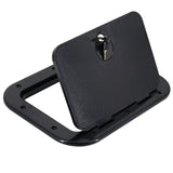 Marine Boat Access Hatch Cover - Round, Screw Out Deck Inspection Plate, Anti-aging, 248 X 378mm