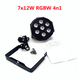 Wireless Remote Control LED dj light Led Flat Par 9x18W RGBWA UV 6IN1 DMX controlled Home Disco Lights
