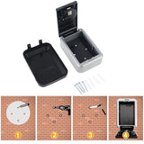 Wall Mounted 4 Digit Outdoor High Security Key Safe Box Code Secure Lock Storage