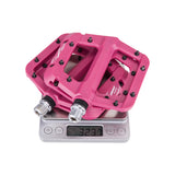 MTB Bike Pedals Non-Slip Mountain Bike Pedals Platform Bicycle Flat Pedals 9/16 Inch Nylon Fiber Mountain Bicycle Pedals mtb