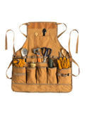 Outdoor Cooking Aprons Multifunctional Camping Garden Tool Apron Canvas Unisex Multi-Pocket Tool Apron For Woodworking Painting