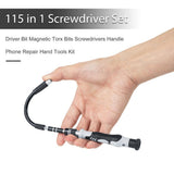 115 in 1 Screwdrivers Set Magnetic Torx Hex Bit Screw Driver Phone/Computer Repair Hand Tools Multitools Kit by PROSTORMER