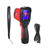 IR Thermal Imager Infrared Thermal Imaging Camera 3.2-inch LCD Rechargeable Temperature Auto Tracking Free Focus Thermal Imager