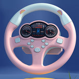 Multifunctional Steering Wheel Toy Kids Interactive Toys, with Sound Kids Electric Wheel Toy for Kids 3+ Boys Girls Children