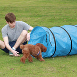 Large Pet Tunnel Collapsible Cat Tunnels Outdoor Cats Tent Play Tube Toy Indoor Foldable Dog Training Toy Tubes Large Cats Dogs