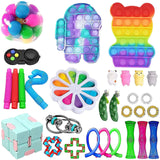 30PC Cheap Fidget Toys Anti Stress Set Strings Relief Pack Gift for Adults Children Figet Sensory Squishy Relief Antistress 2021