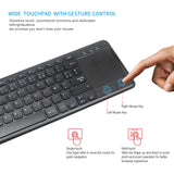 AZERTY French Keyboard Portable 2.4G Wireless Keyboard With Touchpad For Desktop Notebook and Smart TV PS3 BOX360