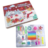 New Christmas Gift box Pop Its Fidget Toys Antistress Popet Push Down Games Figet Toy Large Simple For Kids Gifts Surprise Box