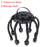 Rechargable Electric Octopus Claw Scalp Head Massager 3 Vibration Modes Scalp Relaxation Stress Relief and Hair Stimulation
