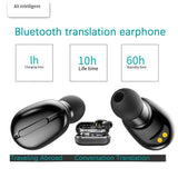 Translation Headphones 80 Languages Instant Translate Smart Voice Translator Wireless Bluetooth-compatible Translator Earphone