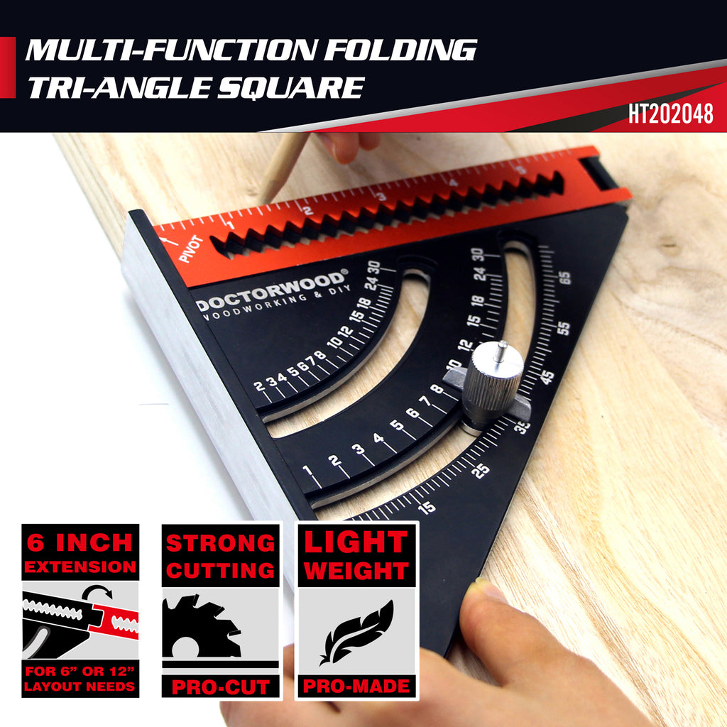 Extrendable Ruler Foldable Multifunction Measuring Ruler Woodworking Positioning Tool An ...