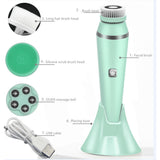 5 in 1 Electric Facial Cleansing Brush Waterproof Face Wash Artifact Blackhead Removal Facial Massager Skin Beauty Instrument