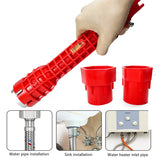 8 In 1 Flume Magic Wrench Sink Faucet Plumbing Tools Magic Wrench 8 in 1 Anti-slip Multi Key Kitchen Repair Plumbing Wrench Tool