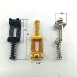 18 Roller Bridge Pull String Code Electric Guitar Saddle for Stratocaster Telecaster Electric Guitar Accessories Silver