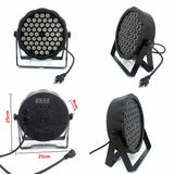 Led par lights 54x3W DJ Par LED RGBW Wash Disco Light 54x4W RGB 3in1 Windmill Color uv light DMX Controller effect light