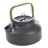 HAEGER-0.8L Portable Ultra-light Outdoor Hiking Camping Survival Water Kettle Teapot Coffee Pot Anodised Aluminum