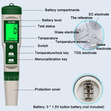Digital 10 in 1 Water Quality Tester Portable High Accurancy Water Quality Test Pen Water Quality Measurement Tool