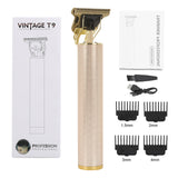 LCD Hair Clippers Professional Hair Cutting Machine Hair Beard Trimmer For Men Barber Electric Shaving T-Outliner Men