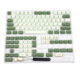 Matcha Dye Sub ZDA PBT Keycap Similar to XDA Japanese Korean Russian For MX Keyboard 104 87 61 Melody 96 KBD75 ID80 GK64 68 SP84