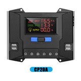 20A 30A Solar Charge Controller DC 12V 24V 50V PWM PV Charging Regulator For 100W 200W 300W 400W 500W Solar Panel
