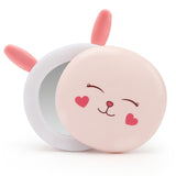 Portable Makeup Mirror Cartoon-Shaped Ooutdoor Heater USB Rechargeable