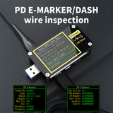 FNB48S PD Trigger Voltmeter Ammeter Current Voltmeter USB Tester QC4+PD3.0 2.0 PPS Fast Charging Protocol Capacity Test with BT