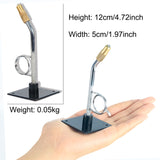 Portable Fly Tying Vise with Base Travel Metal Hook Binding Tool Rotary C-clamp Fish Tackle Kit