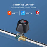 Tuya ZigBee Smart Water Valve for Lever Switch Electric Gas Valve Controller Water Sprinkler Timer APP Remote Voice Control