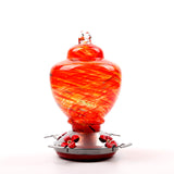 Outdoor Hummingbird Food Feeders Hand Blown Glass Drinker Hummingbird Feeder Leak-Proof Easy to Clean Parrot accessories