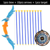 Kids Shooting Outdoor Sports Toy Bow Arrow Set Plastic Toys For Children Outdoor Funny Toys With Sucker Gifts Set Kids Toy