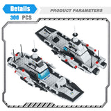 472pcs 6IN1 SWAT City Police Shipping Marine Boat Aircraft Model Building Blocks Car Creative friends Bricks Toys for Children