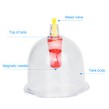 Newly Electric Vacuum Suction Cupping Set Lymph Drainage Pain Relief Massage Therapy Kit 19ing