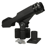 High Quality 360 Degree Adjustable Black Durable Stainless Steel Telescopic Fishing Rod Fishing Bracket Fishing Supplies