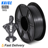 KAIGE PLA SILK Sublimation Filament 1KG 1.75MM Tolerance -/+0.02MM 3D Printer Silk Effect Refills Biodegradable Spool Material