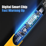 A-BF GS90D Industrial Soldering Iron LCD Display Sleep Function Welding Electric Solder Rework Tool Repair Kit Rework Station