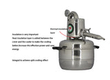 Stainless steel 10L new Home use wine brewing machine Wine distiller make wine and flower oil yourself