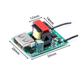 5 Pcs Buck Converter Stabilizer DC-DC Step Down Module 12V 24V 36V 48V 72V To 5V 1A USB Galvanic Isolated Power Supply